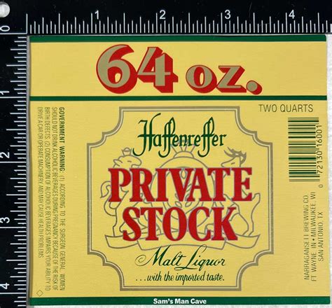 private stock malt liquor